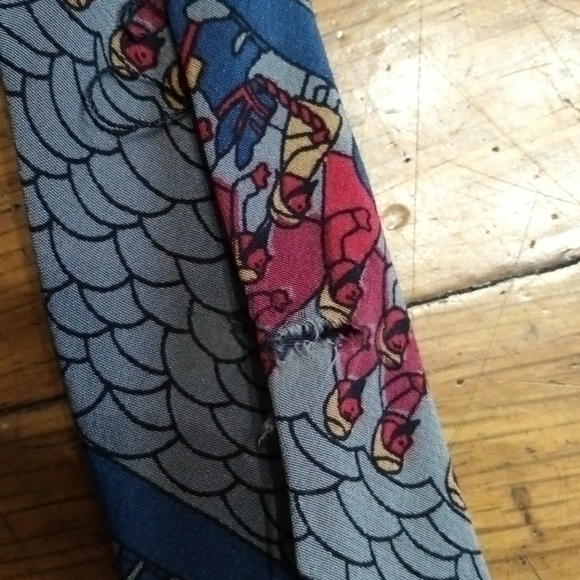 Vintage Handmade 100% Silk Tie | SCARAB by Scabal Milano-Paris | Made in Italy | - Picture 4 of 4